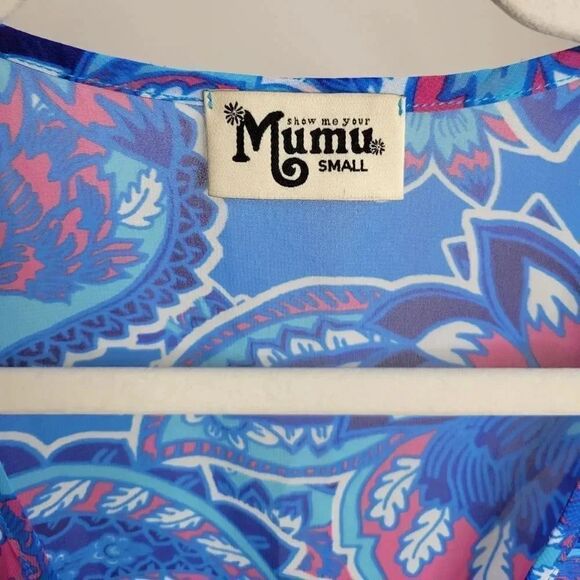 Show Me Your Mumu Peta Boo Tunic in Blueberry Paisley - Picture 10 of 11